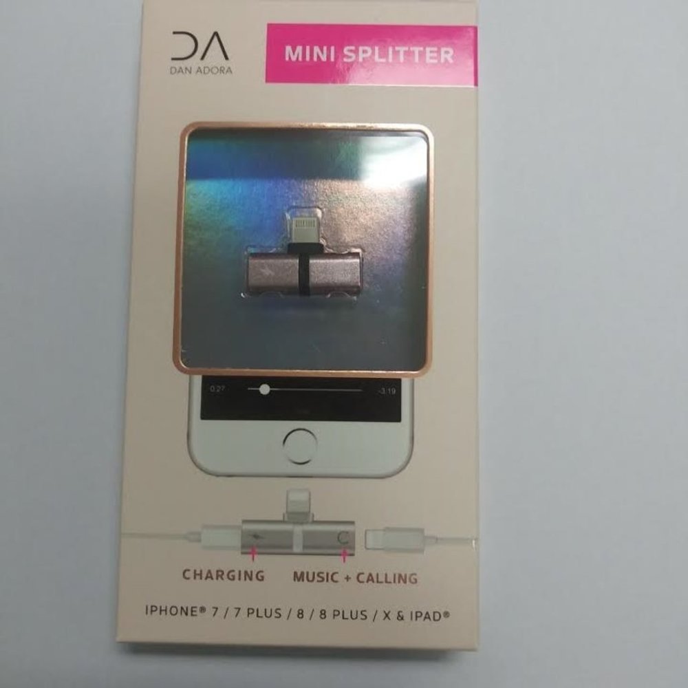 Charge & Play Splitter : Rose Gold